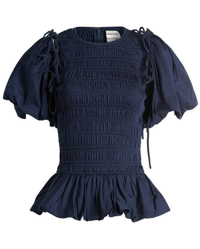Becca Multi Way Blouse - Navy