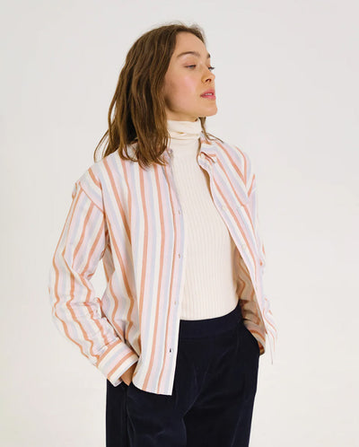 Andrea Stripe Shirt - Pastel Multi