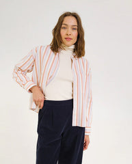 Andrea Stripe Shirt - Pastel Multi