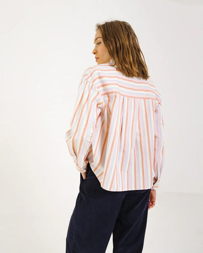 Andrea Stripe Shirt - Pastel Multi