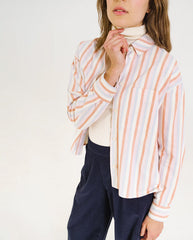 Andrea Stripe Shirt - Pastel Multi
