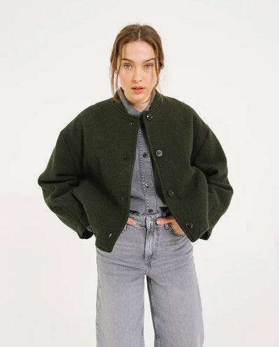 JAY Wool Boucle Jacket - Greenlake