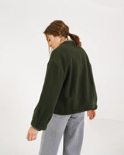 JAY Wool Boucle Jacket - Greenlake