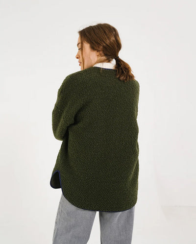 Bari Wool Boucle Jacket - Greenlake