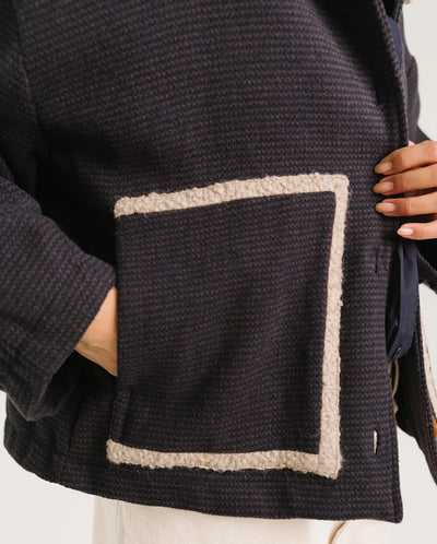 Milo Jacket - Navy check