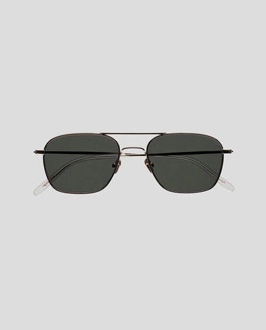 Aki Black - Green Solid Lens