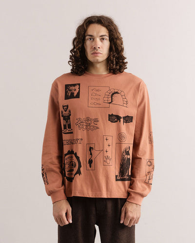 Cluster tee - Terracotta
