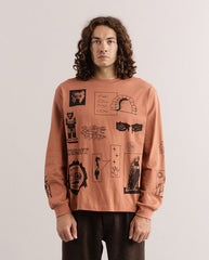 Cluster tee - Terracotta