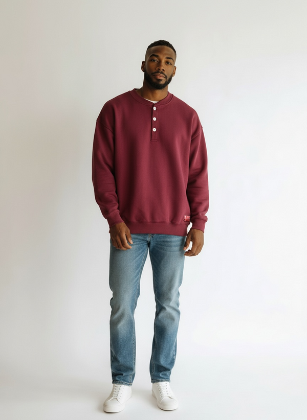 Coady Grandad Sweat - Wine