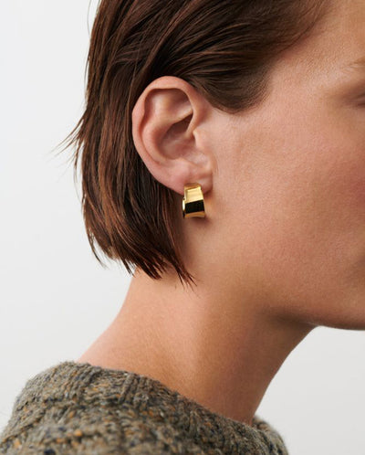 Reflection Hoops - Silver