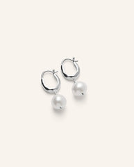Pearl Blossom Earring - Silver