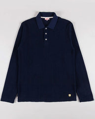 TEXTURED POLO - MARINE DEEP