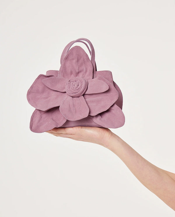 Orchidee Suede Bag - Pink