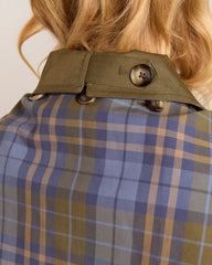 Jerry Crop Trench Coat - Olive