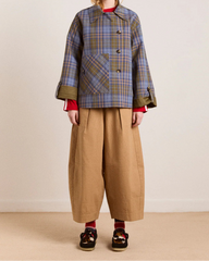 Jerry Crop Trench Coat - Olive