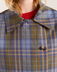 Jerry Crop Trench Coat - Olive