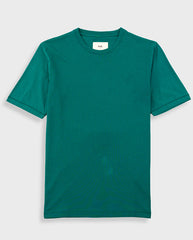 Contrast Sleeve Tee - Pthalo Green