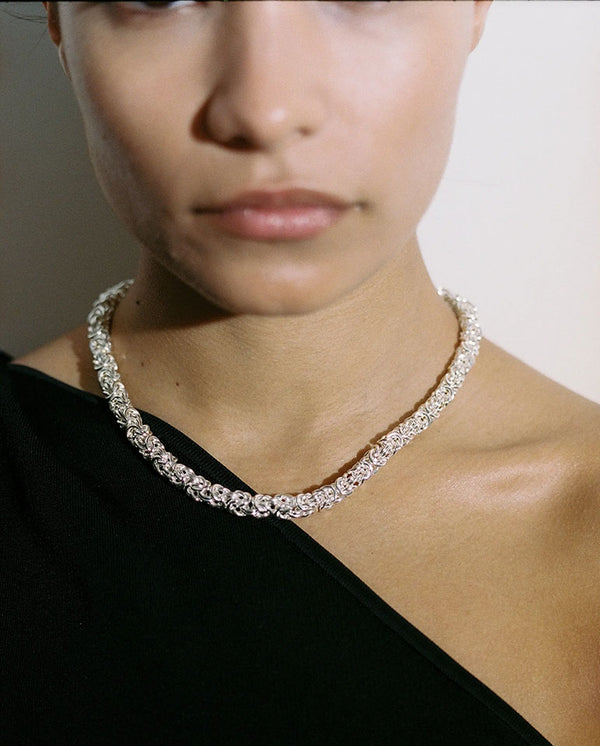 Cinque Necklace - Silver