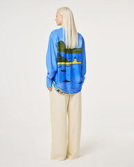 Navina Blouse - Blue Green