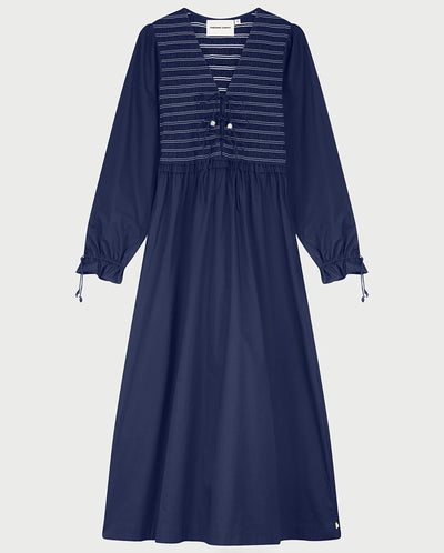 Elouise Midi Dress - Navy