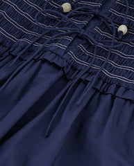 Elouise Midi Dress - Navy