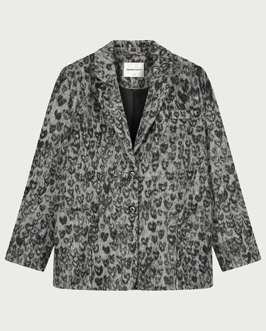 Bleechecks Coat - Navy/Rust