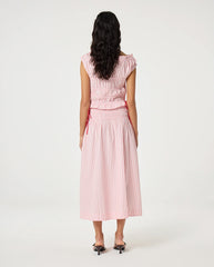Yoko Skirt - Pink Stripe