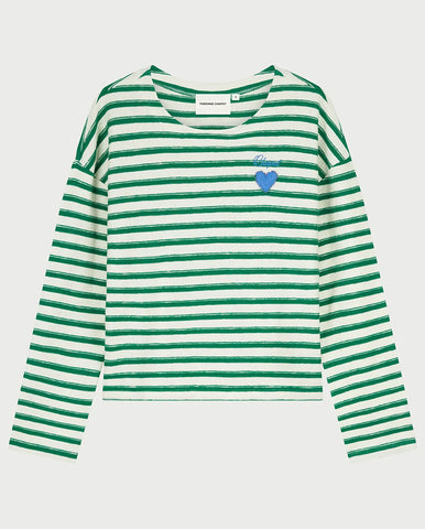 Madeleine Top - Cosy white / Solar Check