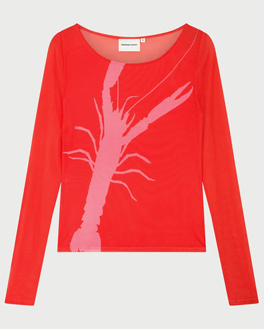 Linear Denim Top - Hurricane