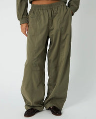 Combat Pants Low-Waist - Dust Olive