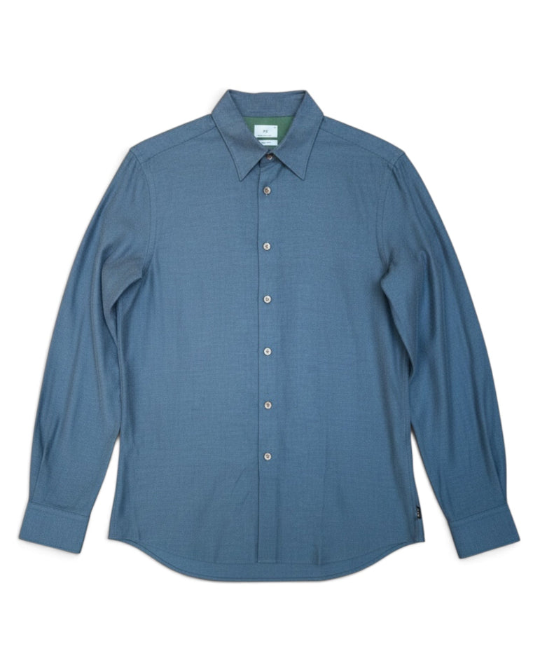 REGULAR FIT SHIRT - Petrol blue