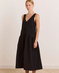 Dallas Midi Dress - Black