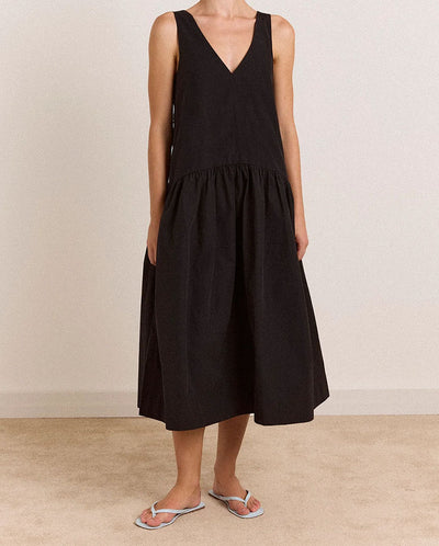 Dallas Midi Dress - Black
