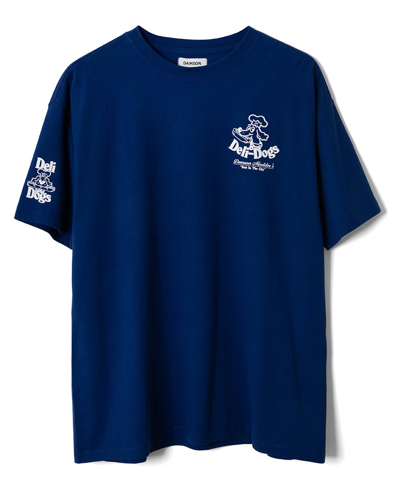 Deli Dog Graphic Tee - Blue