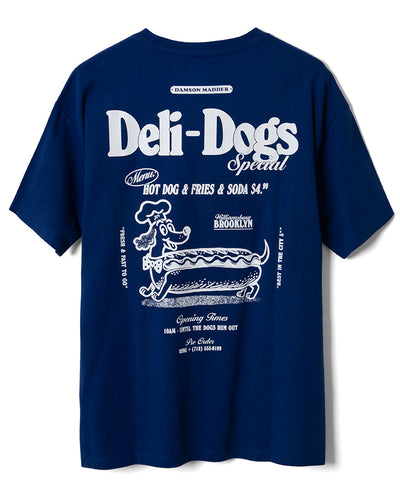 Deli Dog Graphic Tee - Blue