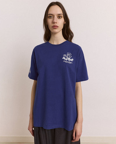 Deli Dog Graphic Tee - Blue