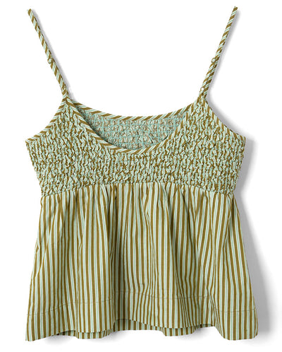 Dinah Cami - Basil Stripe
