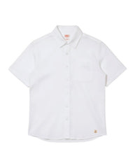 Textured Short Sleeve Shirt - White