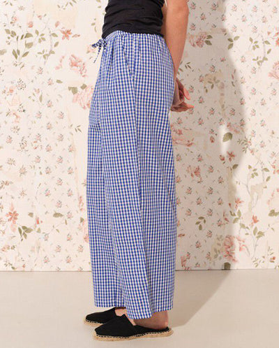 Ekirow Trouser - Vichy Blue Check