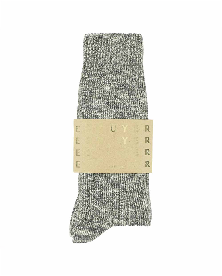 Melange Socks - Light Grey