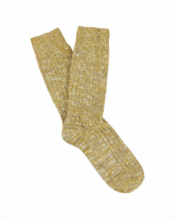Melange Socks - Mustard