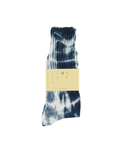 Tie Dye Socks - Off White / Graphite