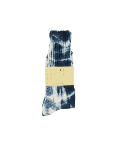 Tie Dye Socks - Off White / Graphite