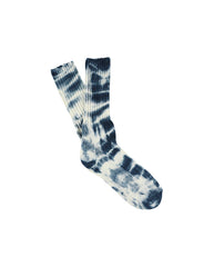Tie Dye Socks - Off White / Graphite