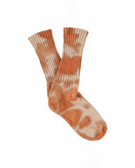 Tie Dye Socks - Rust / Pink
