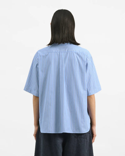 Eva Shirt Office Stripe - Blue Multi