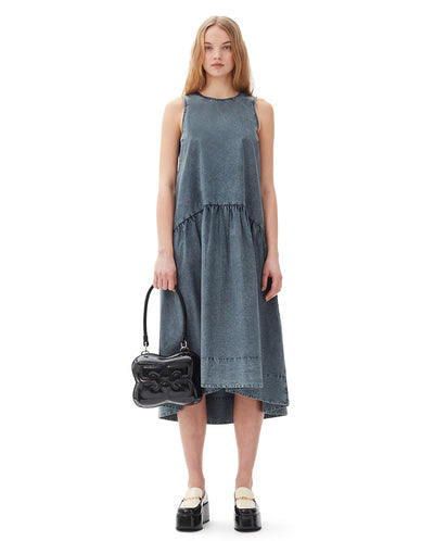 Open Back Midi Dress Sky Captain