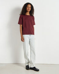 Fizvalley Boxy Tee Bordeaux
