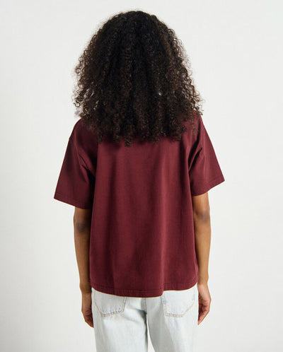 Fizvalley Boxy Tee Bordeaux