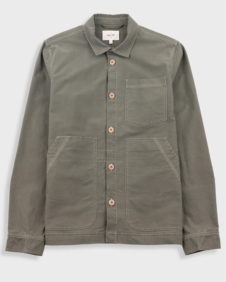 ASSEMBLY UTILITY JACKET - BRUSHED OLIVE